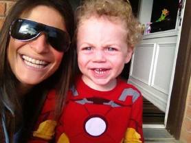 Iron Man D and Auntie Jodi